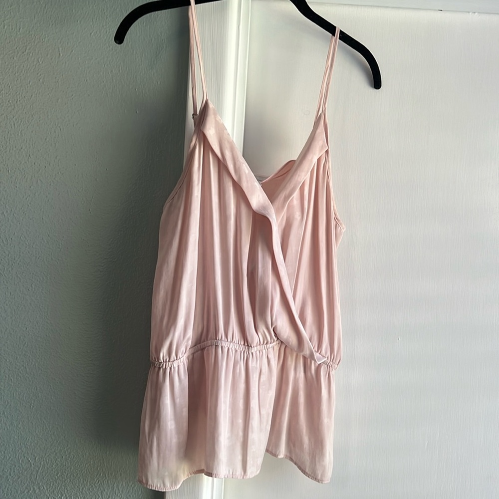 Chelsea28 pink silk tank